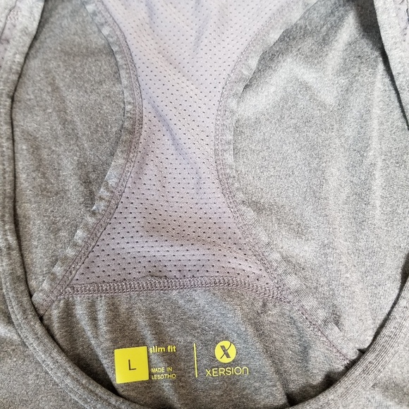 Grey Racerback Tank Top - Picture 3 of 3